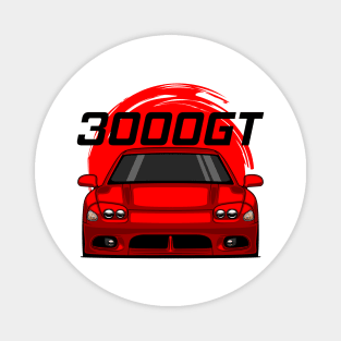 Front Red 3000GT 1997 1998 JDM Magnet